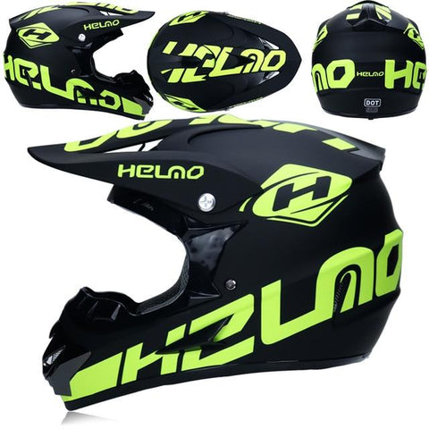 Full Face Motobiker Helmet Classic Bicycle MTB DH Racing Helmet Motocross